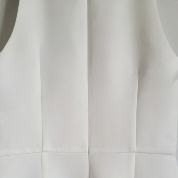 Jay Godfrey Kingston V-neck Wrap Gown, Size 8, White, NWT - Picture 10 of 12